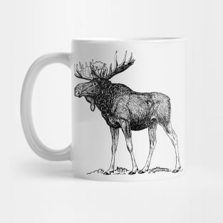 Vintage Moose Mug